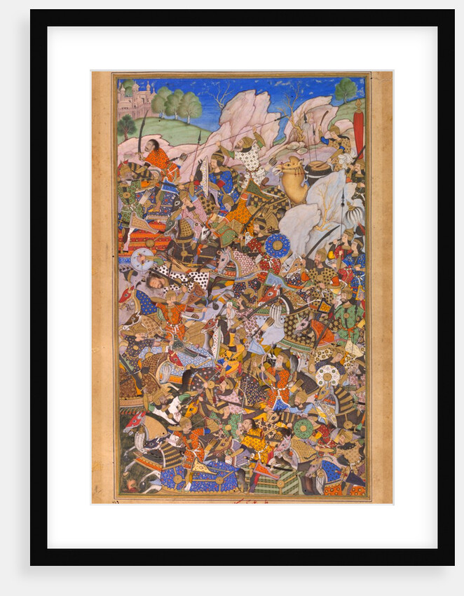 The Battle Preceding the Capture of the Fort at Bundi by Anonymous