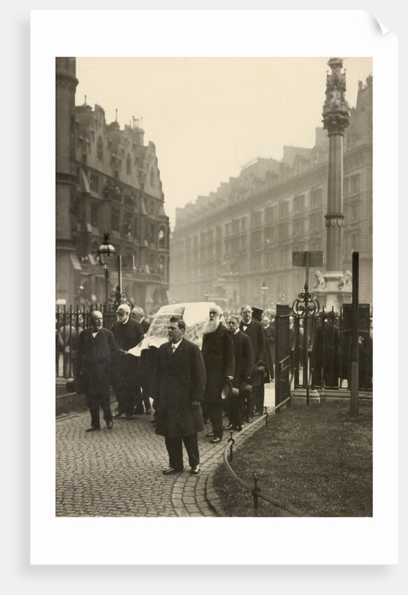 Pall-bearers leading the cortege at the funeral of The Right Hon. W E Gladstone by S.B. Bolas