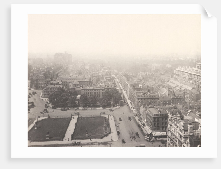 Houses of Parliament in Westminster seen from the top of the Clock Tower by Benjamin Stone