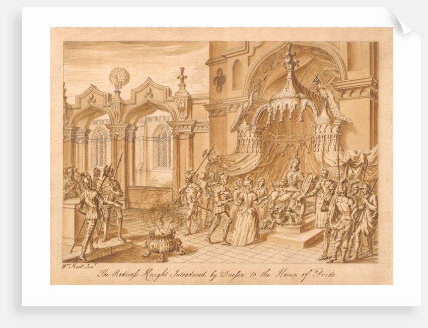 The Redcross knight introduced by Duessa to the House of Pride by William Kent