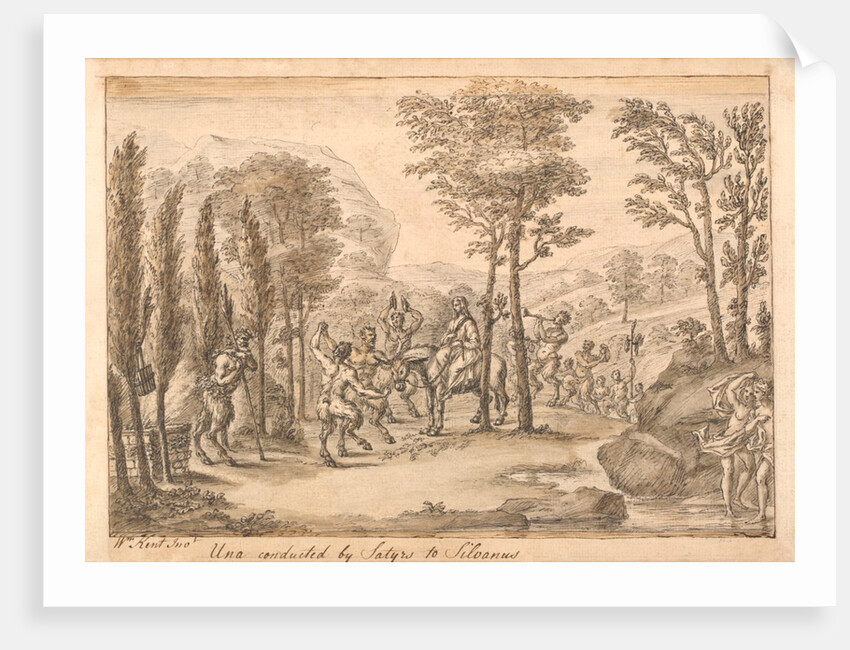 Una conducted by Satyrs to Silvanus by William Kent