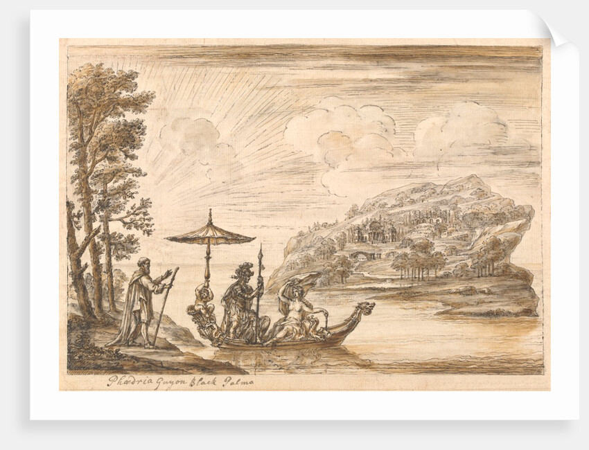 Guyon leaves the Palmer and crosses the Idle Lake with Phedria by William Kent