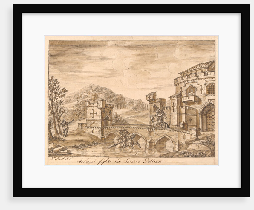 Arthegal fights the Sarazin Polente by William Kent