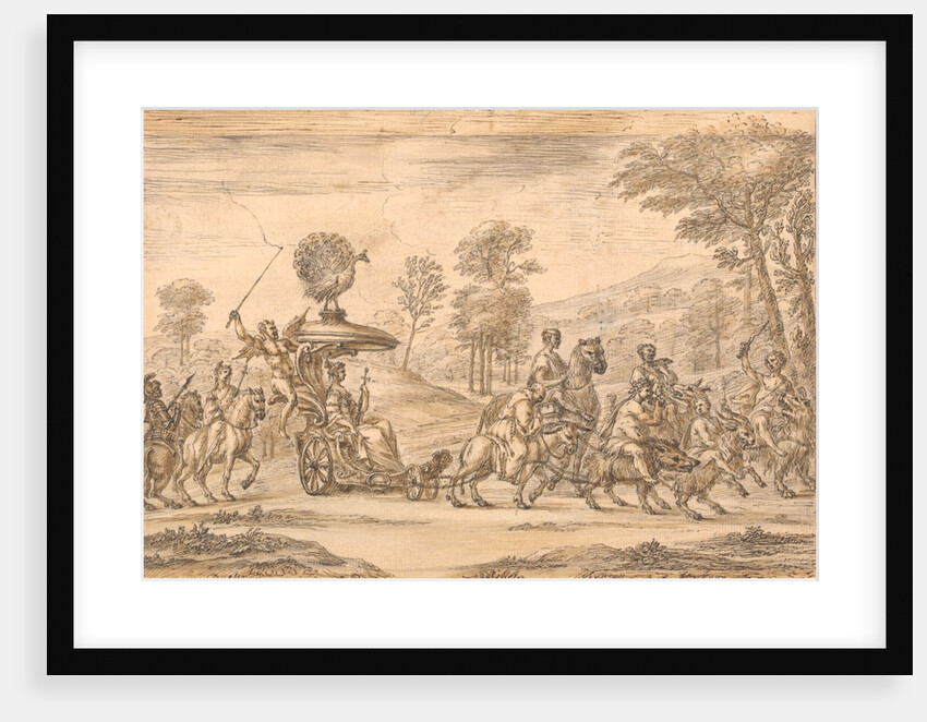 Prides procession with Idleness, Gluttony, Letchery, Avarice, Envy and Wrath, drove by Satan by William Kent