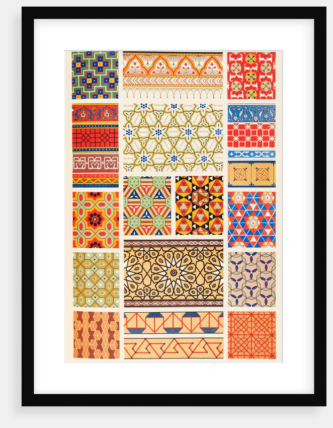 Plate 45 - Persian patterns by Owen Jones