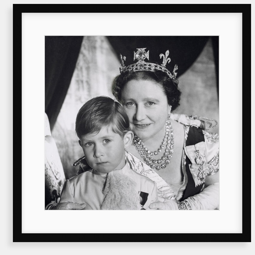 The Queen Mother and Prince Charles at the Coronation by Cecil Beaton
