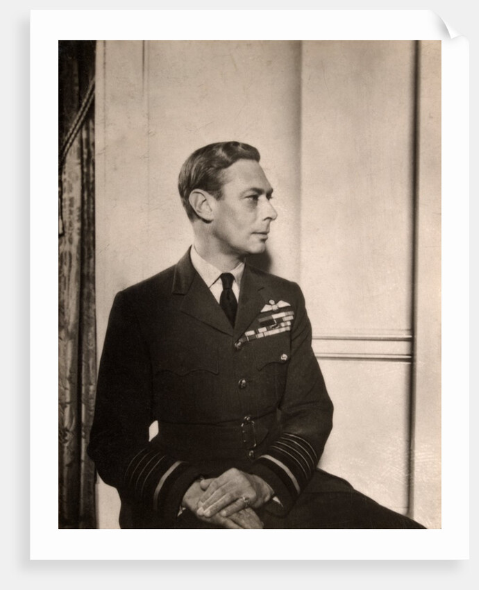 King George VI at Buckingham Palace by Cecil Beaton