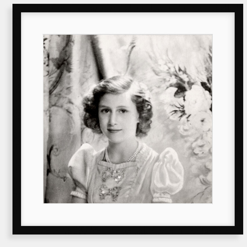 Princess Margaret posing at Buckingham Palace by Cecil Beaton