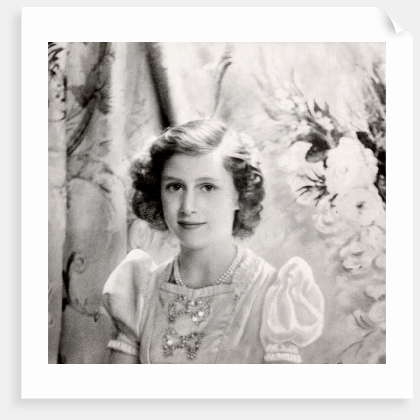 Princess Margaret posing at Buckingham Palace by Cecil Beaton