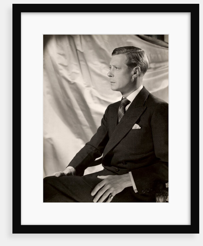 The Duke of Windsor seated in profile by Cecil Beaton