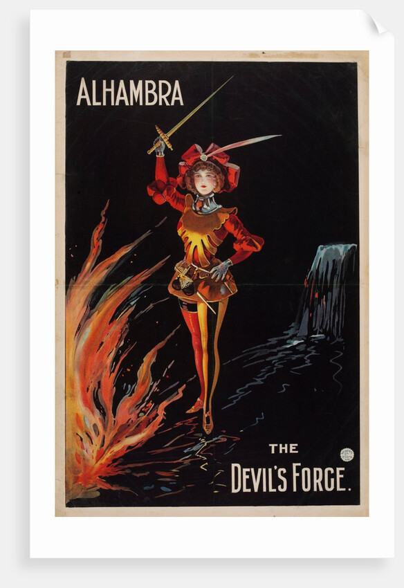 Poster advertising The Devil's Forge, by Weiner's Ltd by J. Weiner Ltd.