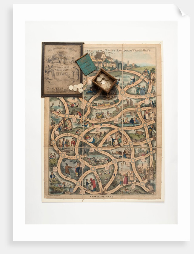 The Cottage of Content, a moral board game by William Spooner