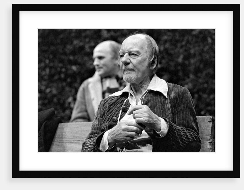 John Gielgud in Edward Bond's Bingo at the Royal Court Theatre by Douglas H. Jeffery
