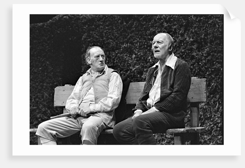 John Gielgud in Edward Bond's Bingo at the Royal Court Theatre by Douglas H. Jeffery