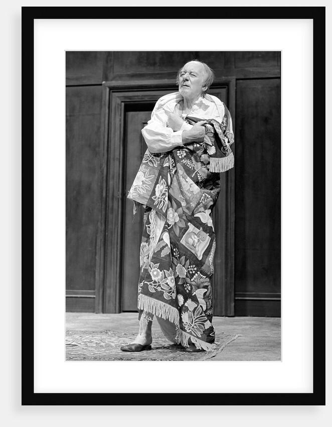 John Gielgud in Edward Bond's Bingo at the Royal Court Theatre by Douglas H. Jeffery