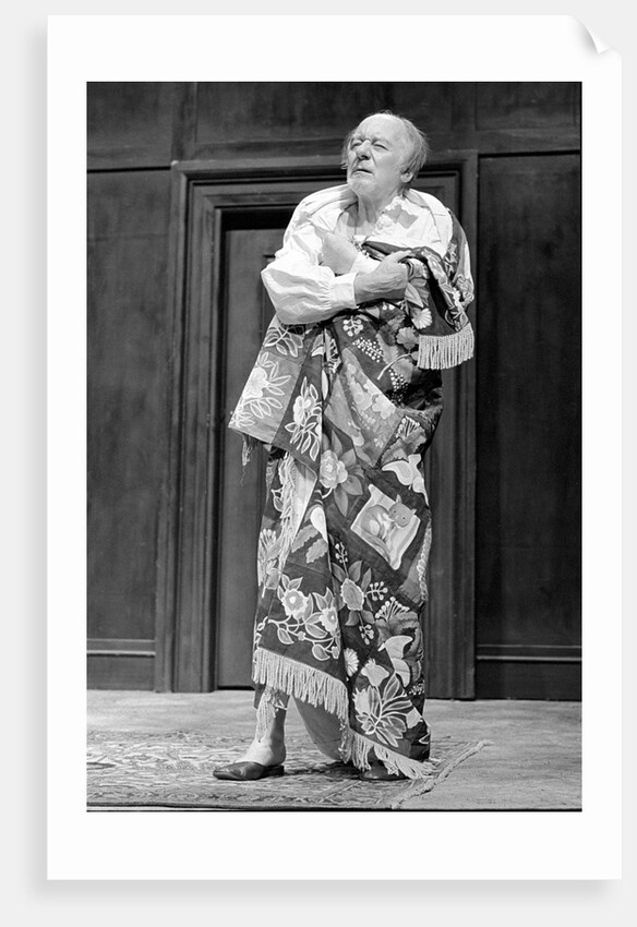 John Gielgud in Edward Bond's Bingo at the Royal Court Theatre by Douglas H. Jeffery