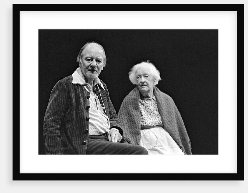 John Gielgud in Edward Bond's Bingo at the Royal Court Theatre by Douglas H. Jeffery