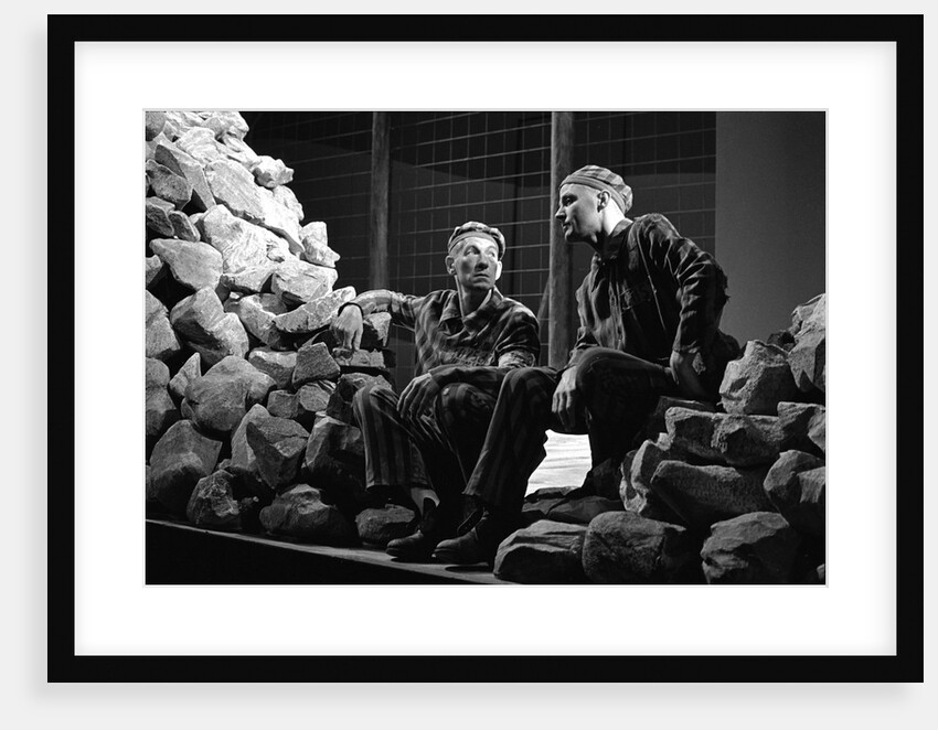 Ian McKellen and Michael Cashman in Martin Sherman's Bent at the National Theatre by Douglas H. Jeffery