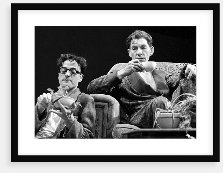 Paul Rhys and Ian McKellen in Martin Sherman's Bent at the National Theatre by Douglas H. Jeffery