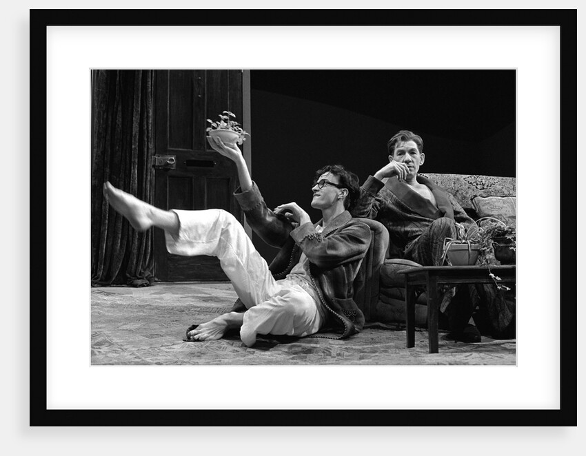 Paul Rhys and Ian McKellen in Martin Sherman's Bent at the National Theatre by Douglas H. Jeffery