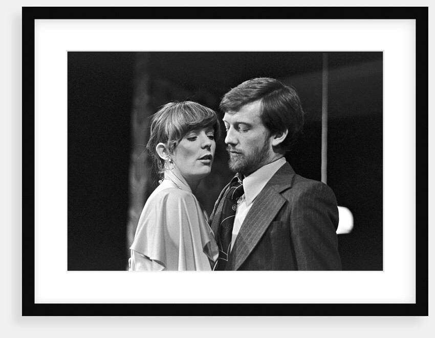 Alison Steadman and John Salthouse in Mike Leigh's Abigail's Party at Hampstead Theatre by Douglas H. Jeffery