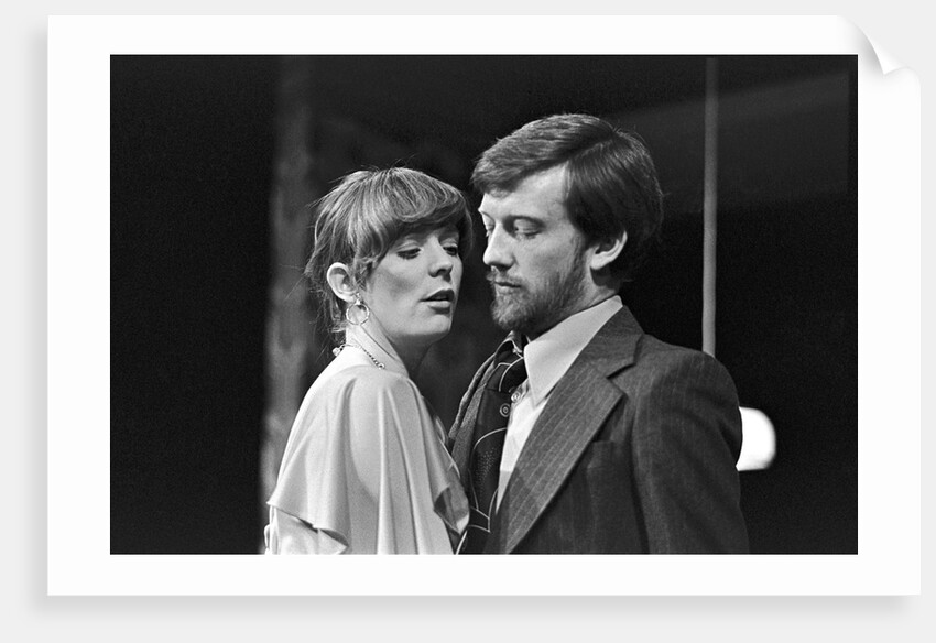 Alison Steadman and John Salthouse in Mike Leigh's Abigail's Party at Hampstead Theatre by Douglas H. Jeffery