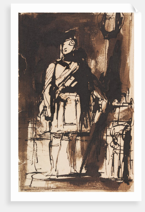 Sketch for a portrait of King George IV by David Wilkie