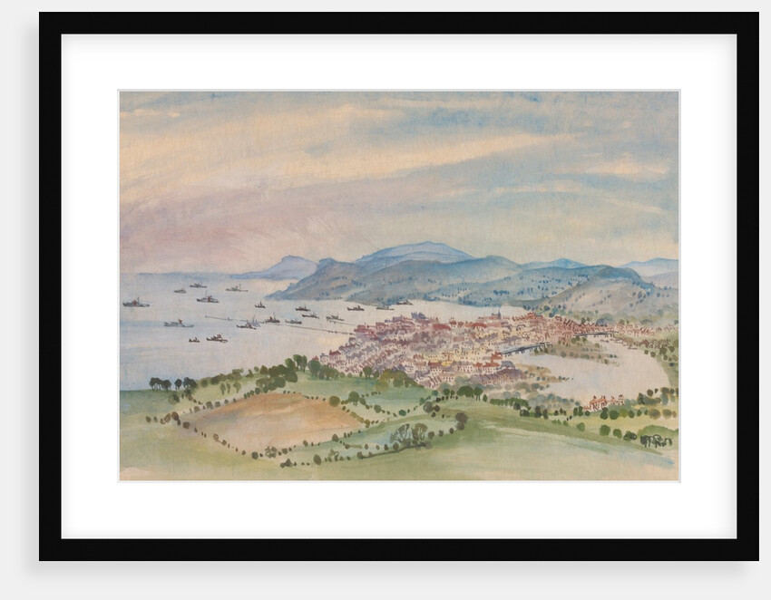 View over Weymouth towards Portland, Dorset by Eve Kirk