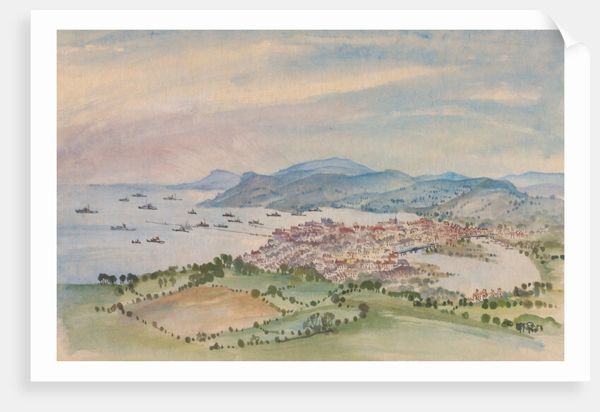 View over Weymouth towards Portland, Dorset by Eve Kirk