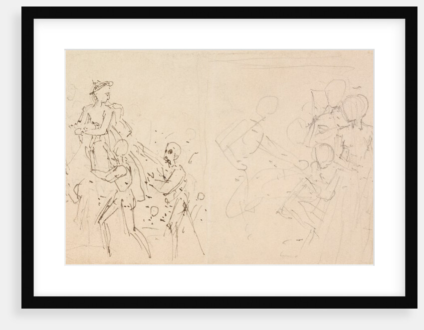 Bothwell seizes Mary, Queen of Scots, and conducts her a prisoner to Dunbar by Thomas Stothard