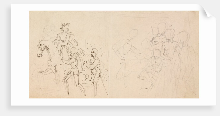 Bothwell seizes Mary, Queen of Scots, and conducts her a prisoner to Dunbar by Thomas Stothard