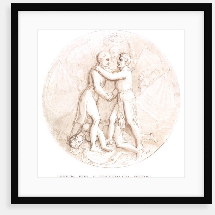 Design for a Waterloo Medal by Thomas Stothard