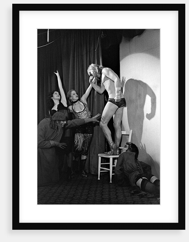 Patricia Quinn, Nell Campbell, Rayner Bourton and Tim Curry in Richard O'Brien's The Rocky Horror Show, at the Royal Court Theatre by Douglas H. Jeffery