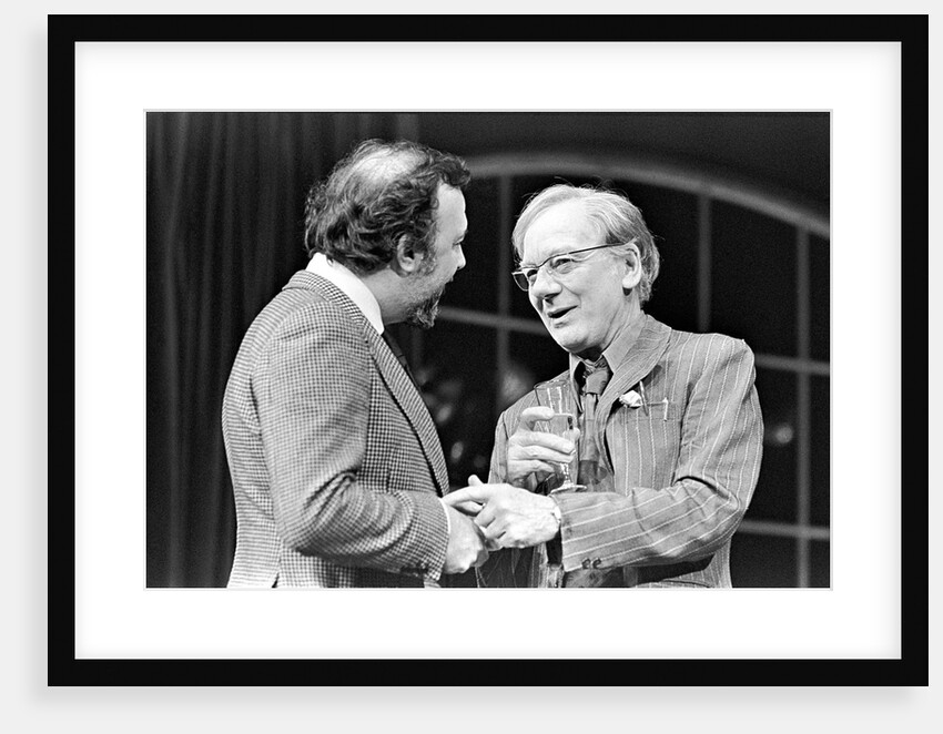 Ralph Richardson in Harold Pinter's No Man's Land at the Old Vic Theatre by Douglas H. Jeffery