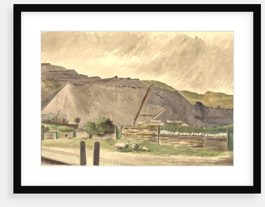 The Oakley Slate Quarry at Blaenau Festiniog, Merionethshire by Frances Macdonald