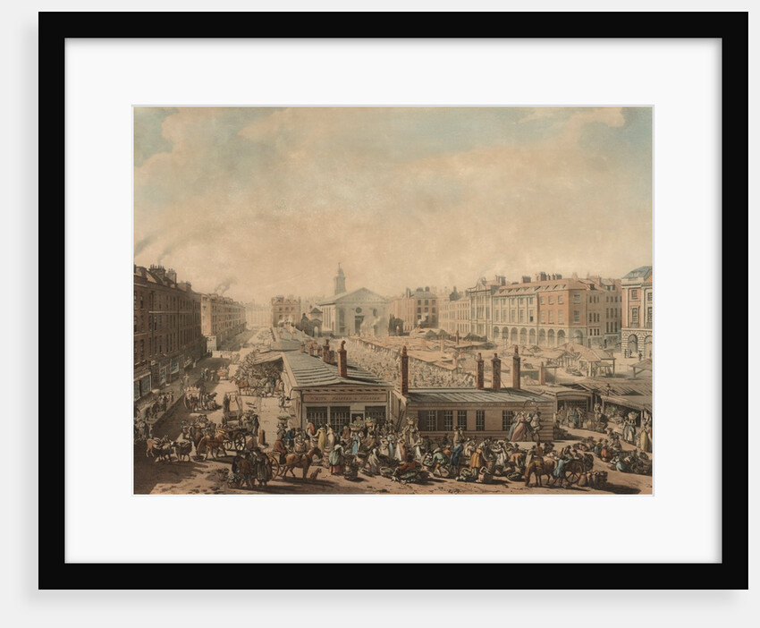 A Bird's Eye View of Covent Garden Market by J. Bluck