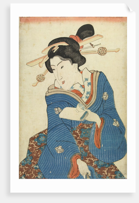 A girl standing by Utagawa Kunisada I