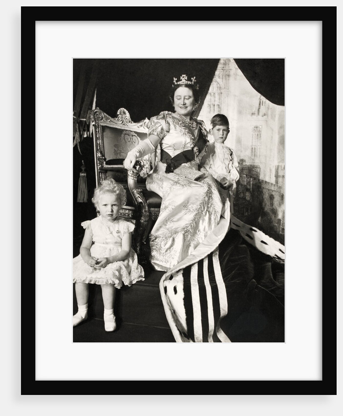 The Queen Mother, Prince Charles and Princess Anne by Cecil Beaton