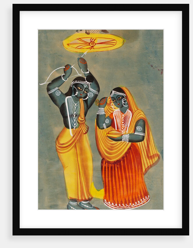 Arjuna and Draupadi by Unknown
