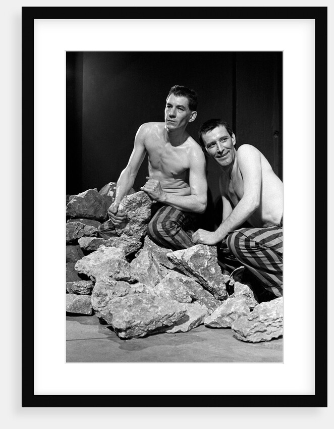 Ian McKellen and Tom Bell in Martin Sherman's Bent at the Royal Court Theatre by Douglas H. Jeffery