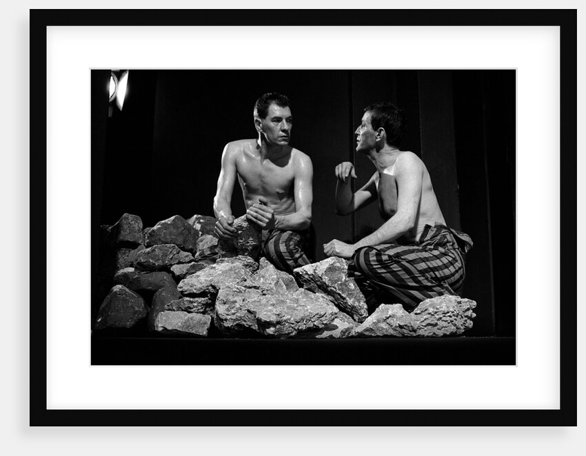 Ian McKellen and Tom Bell in Martin Sherman's Bent, at the Royal Court Theatre by Douglas H. Jeffery