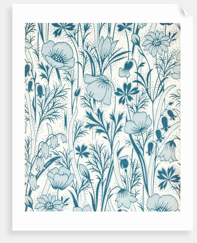 Field Flowers, furnishing fabric by Anonymous