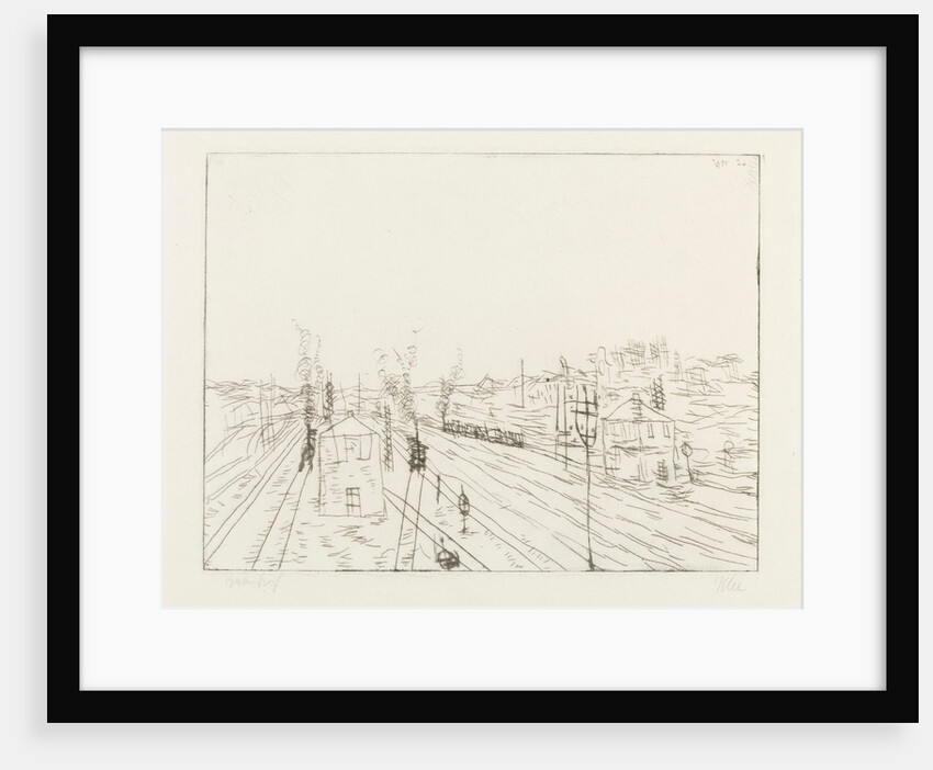 Railroad Station by Paul Klee