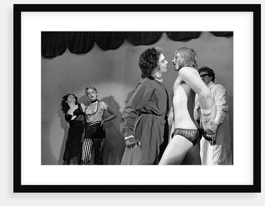Patricia Quinn, Nell Campbell, Tim Curry and Rayner Bourton in Richard O'Brien's The Rocky Horror Show, at the Royal Court Theatre by Douglas H. Jeffery