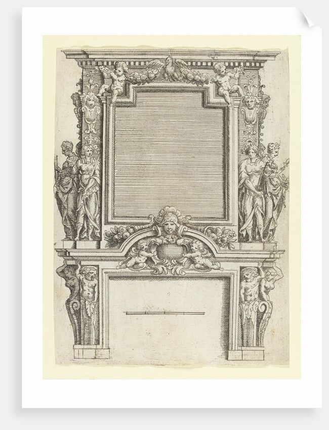 Design for chimney piece by Pierre Collot