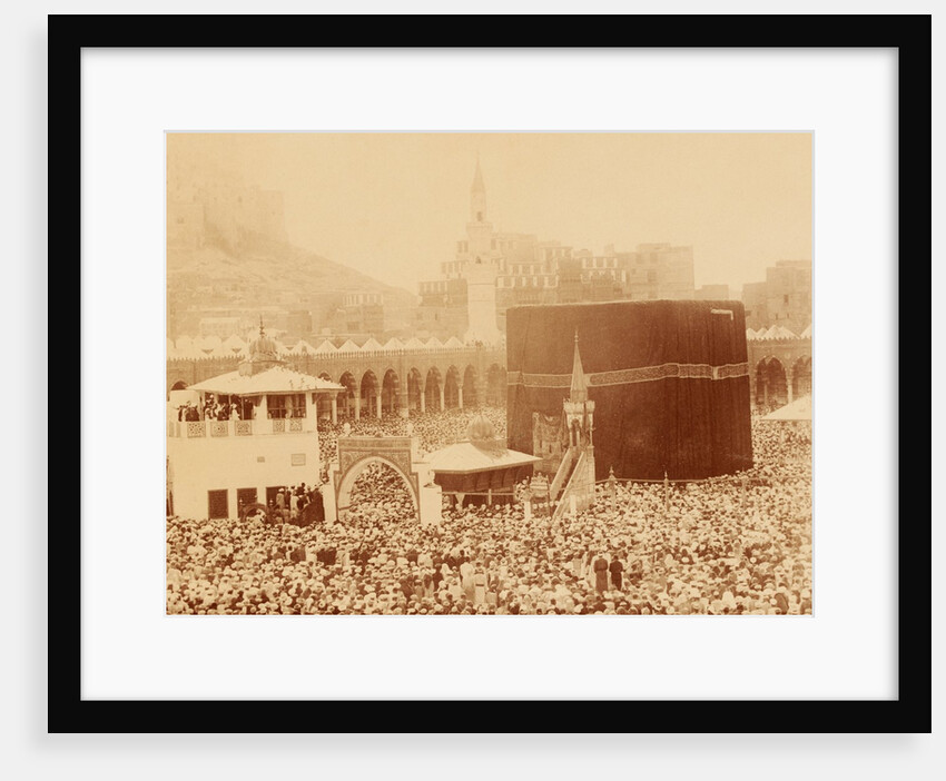 The Mosque at Mecca, the prayer around the Kaaba by Sadic Bey