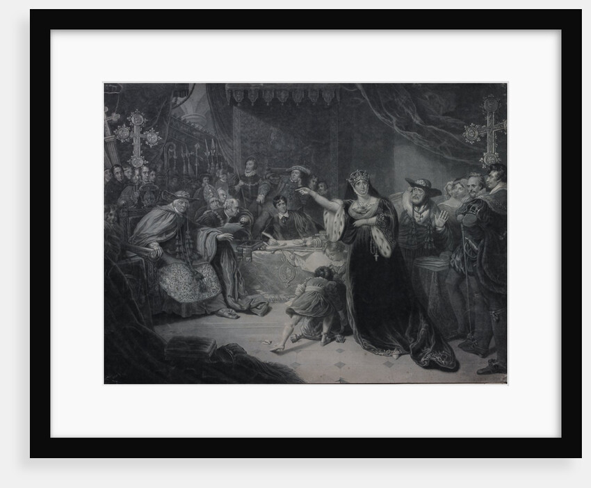 Sarah Siddons as Catherine of Aragon in Henry VIII by George Henry Harlow