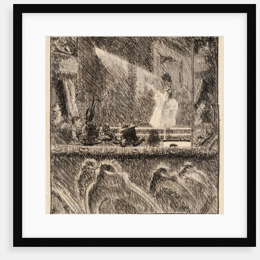 A singer at the Old Bedford by Walter Richard Sickert