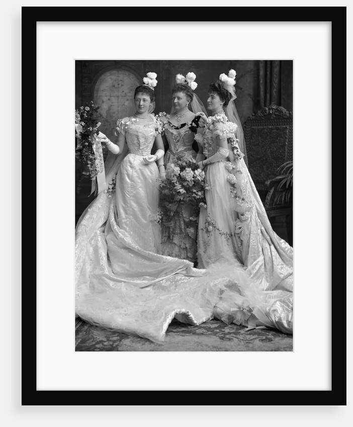 Lady Darell, her daughter Miss Dorothy Darell and Mrs. Howard C. Jobson by Lafayette Portrait Studios