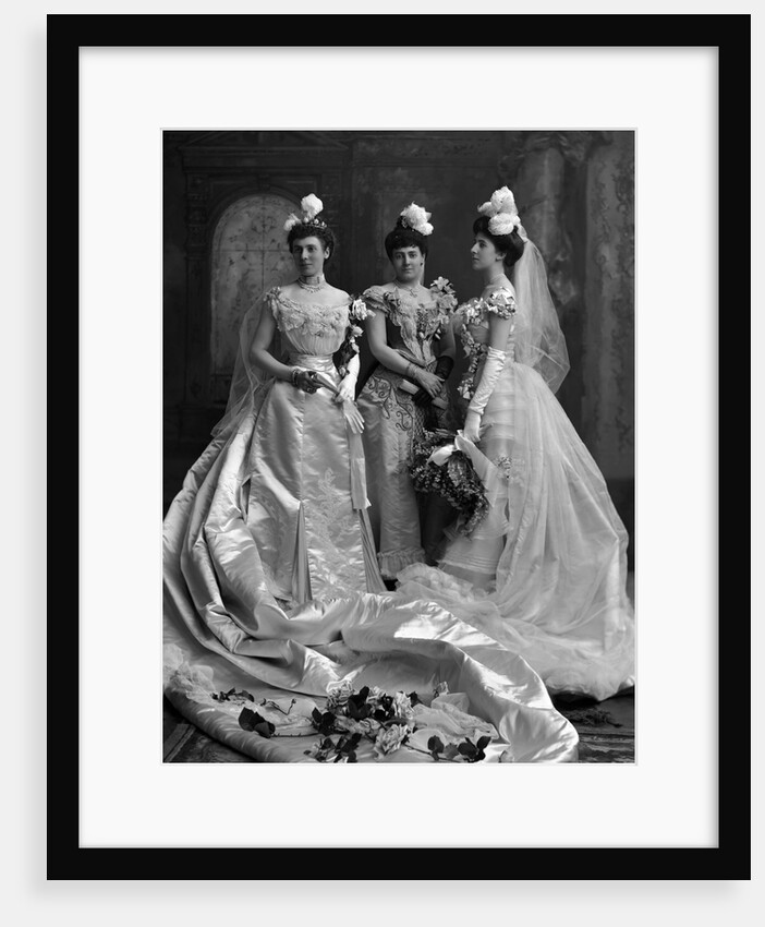 Lady Salusbury-Trelawny and her daughters by Lafayette Portrait Studios